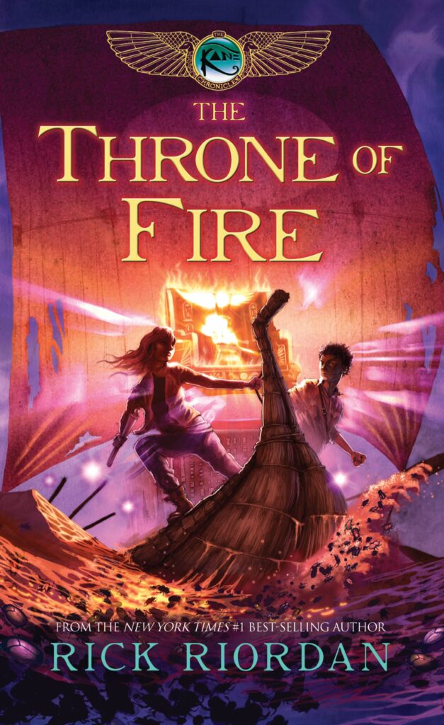 The Throne of Fire book cover